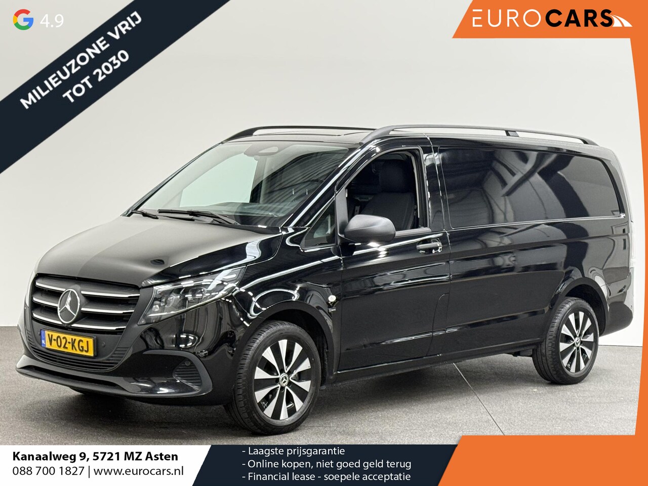 Mercedes-Benz Vito - 114 CDI L2 Select Automaat Airco Cruise Control Achterklap Navi Trekhaak - AutoWereld.nl