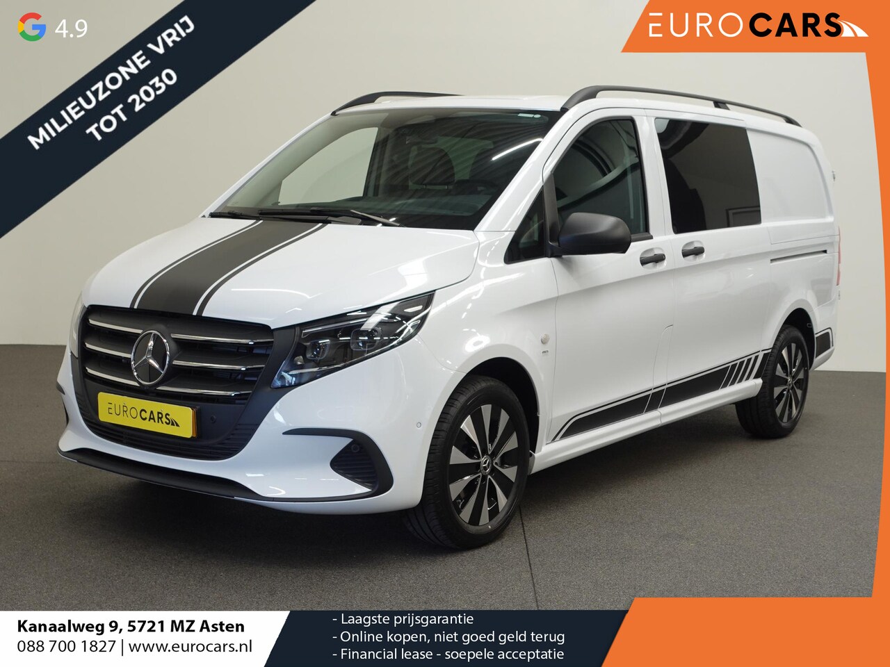 Mercedes-Benz Vito - 114 CDI L2 Select Dubbele Cabine Airco Cruise Control Navi - AutoWereld.nl