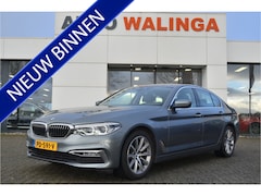 BMW 5-serie - 520d luxury comfortzetels led navi leer trekhaak nl auto Dealer onderhouden