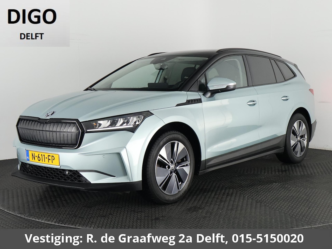 Skoda Enyaq iV - 60 Two-Tone | SOH 91% ACCU | Navigatie | 1e eigenaar | - AutoWereld.nl