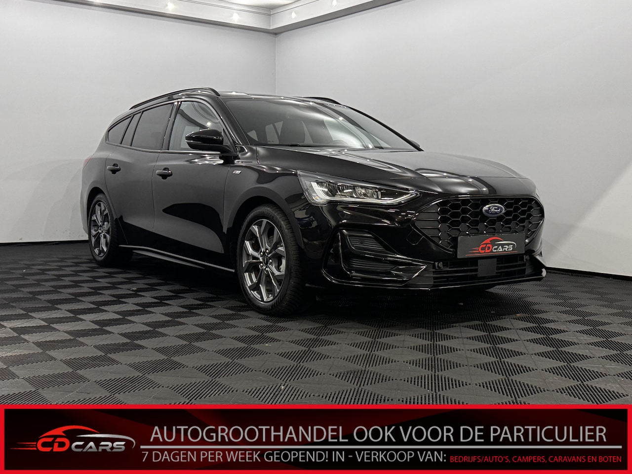Ford Focus - 1.0 EcoBoost Hybrid ST Line Clima, Camera, Navi, Winterpakket, Cruise control, A start sto - AutoWereld.nl