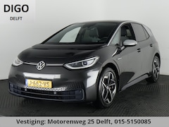 Volkswagen ID.3 - First Plus 58 kWh ACCU 89% BIJNA 2021 . STUUR & STOEL VERWARMING . PARKEERSENSOREN VOOR/AC