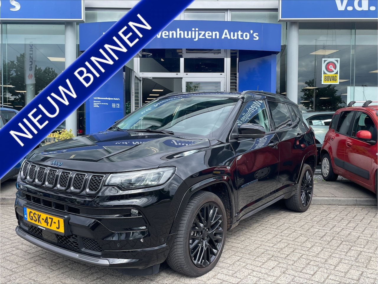 Jeep Compass - 4xe 240 Plug-in Hybrid Electric S | Achteruitrijcamera | Leder | - AutoWereld.nl
