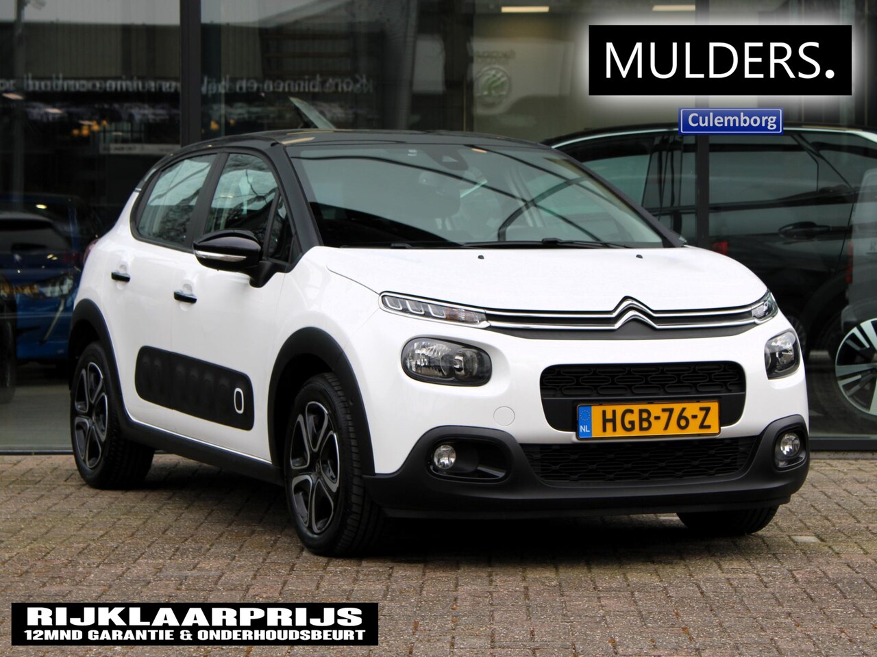Citroën C3 - 1.2 PT 110 AUTOMAAT FEEL BLACK ROOF NAVI/CAMERA - AutoWereld.nl