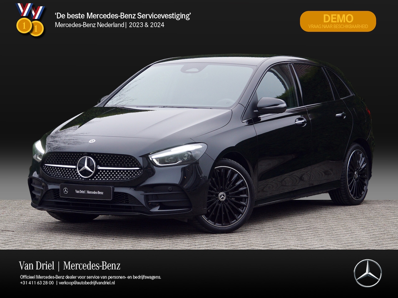 Mercedes-Benz B-klasse - B 250 e AMG Line Night | Burmester Multibeam Keyless-Go Verwarmd Stuurwiel - AutoWereld.nl