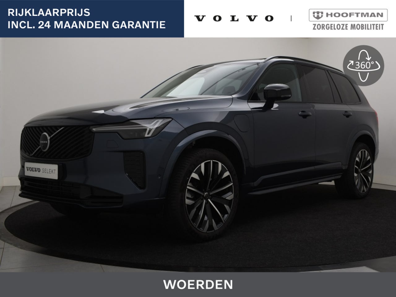 Volvo XC90 - T8 PLUG-IN HYBRID PLUS DARK *NIEUW MODEL* 360GR CAM HUD HARMAN K - AutoWereld.nl