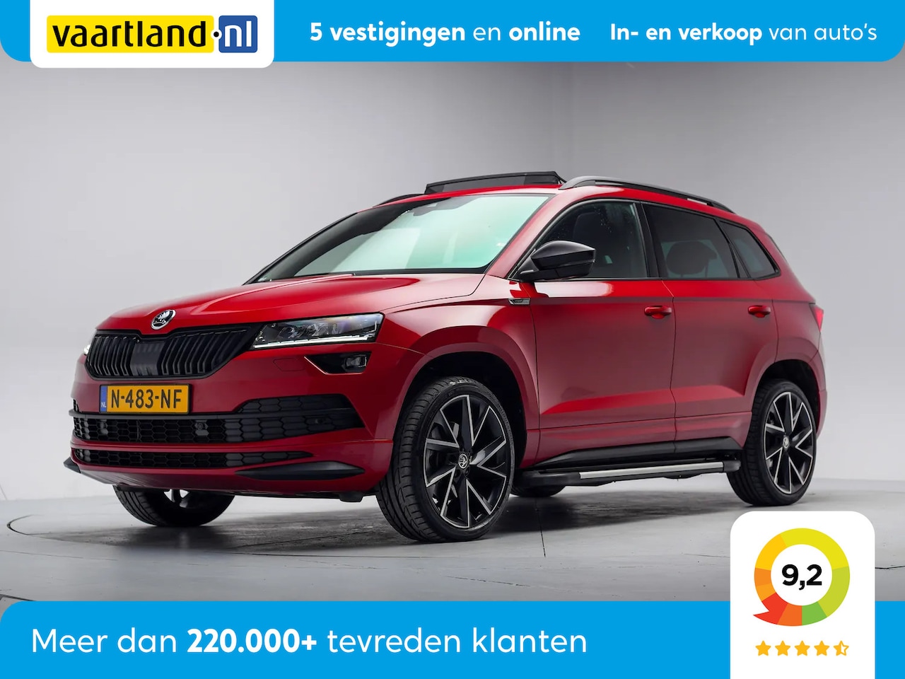 Skoda Karoq - 1.5 TSI ACT Sportline Business Aut. [ Panoramadak Canton Adapt.cruise ] - AutoWereld.nl