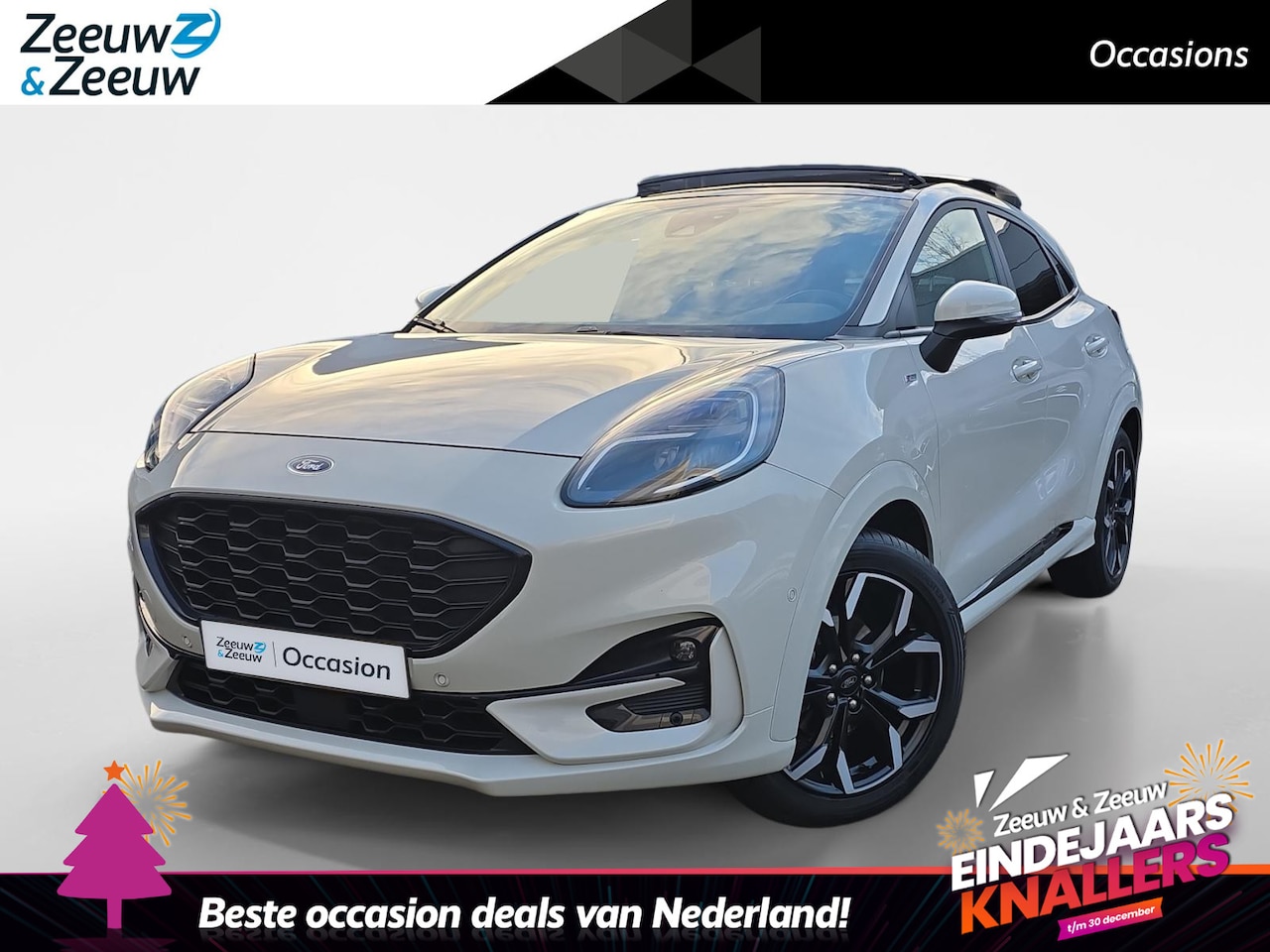 Ford Puma - 1.0 EcoBoost Hybrid ST-Line X | Panoramadak | Trekhaak | Winter Pack | Achteruitrijcamera - AutoWereld.nl