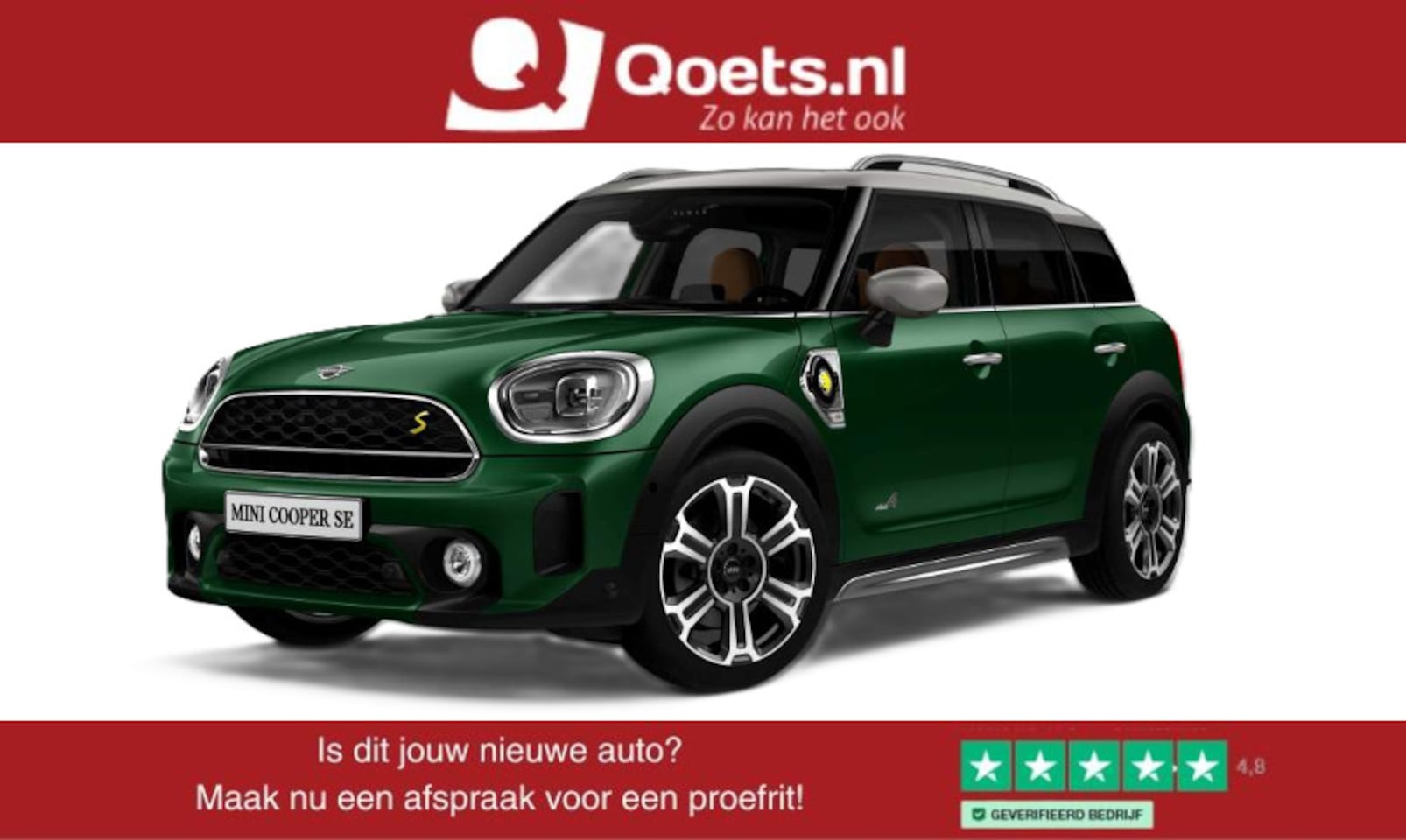 MINI Countryman - Cooper S E ALL4 Panoramadak - Active Cruise Control - Parking/Driving Assistant - Head up - AutoWereld.nl