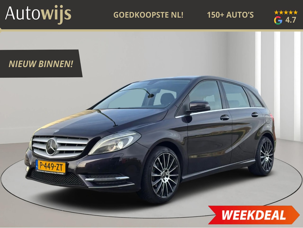 Mercedes-Benz B-klasse - 180 Prestige|NAVI|STOELVERW|XENON|CAMERA|AUT| - AutoWereld.nl