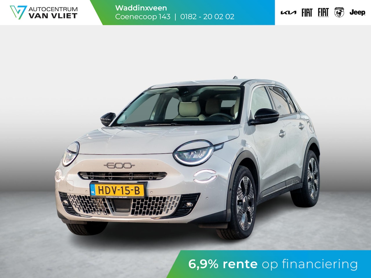 Fiat 600 - 1.2 Hybrid La Prima | Automaat | PDC | Adapt. Cruise | Clima | Apple Carplay | Stoelverwar - AutoWereld.nl