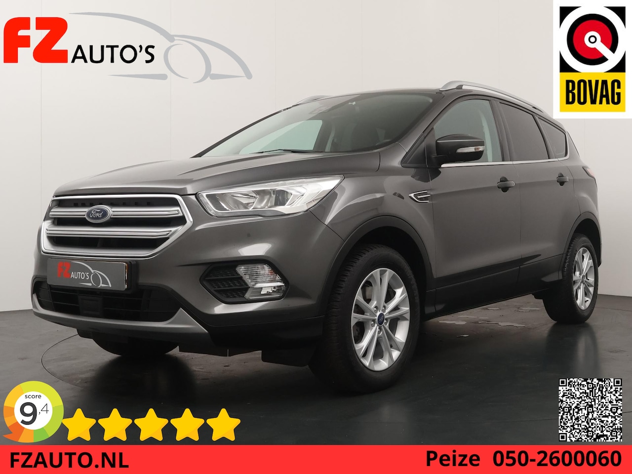 Ford Kuga - 1.5 EcoBoost Titanium - Navigatie - Climate Control - Trekhaak - 1.800 kg. trekgewicht - AutoWereld.nl