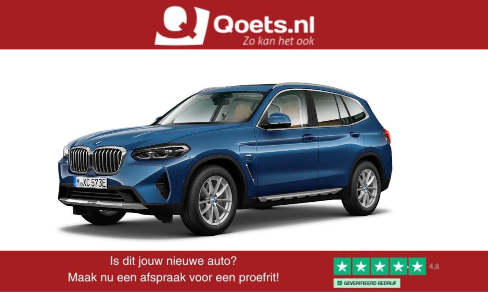 BMW X3 - xDrive30e Panoramadak - Sportstoelen - Elektrisch verwarmde voorstoelen - Geluiddempende/G - AutoWereld.nl