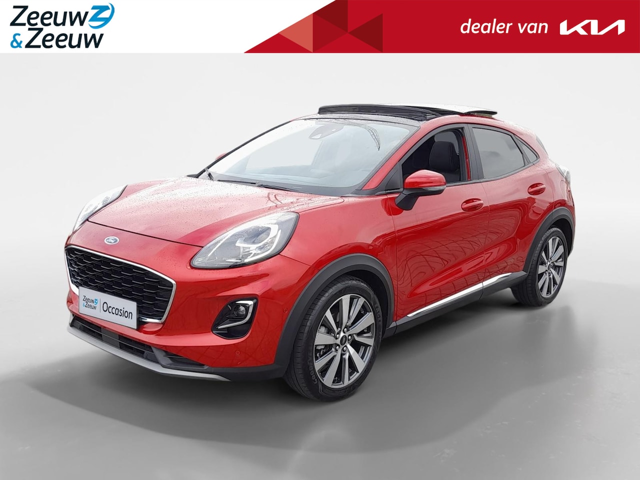 Ford Puma - 1.0 EcoBoost Hybrid Titanium X First Edition 1e Eigenaar | Metallic lak | Schuif/kanteldak - AutoWereld.nl