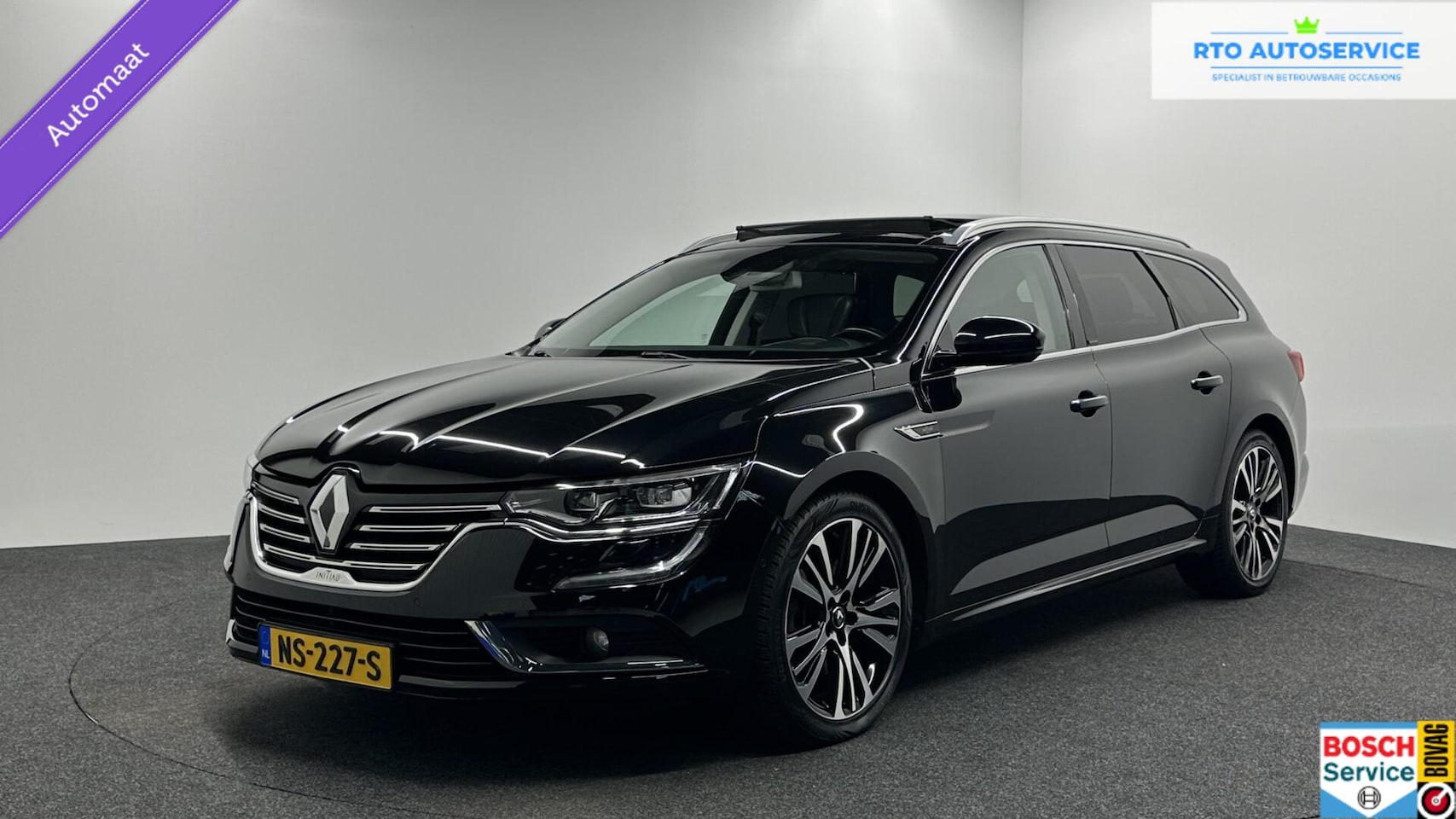 Renault Talisman Estate - 1.6 TCe Initiale Paris LEER PANO TREKHAAK. - AutoWereld.nl