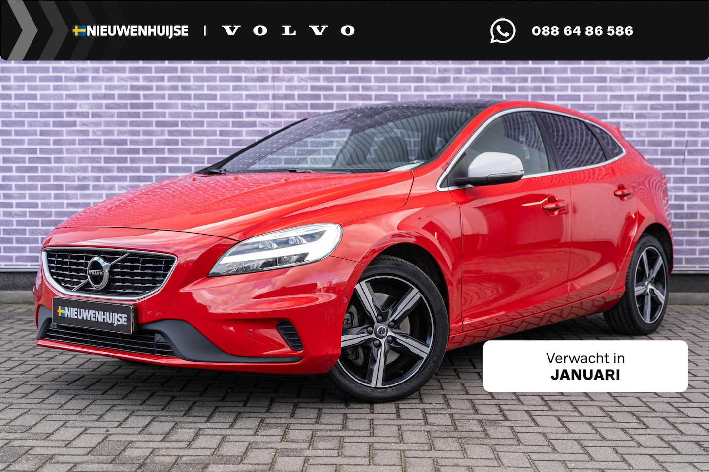 Volvo V40 - T3 Automaat Polar+ Sport | Trekhaak | Panoramadak | Camera | Park pilot | Stoelverwarming - AutoWereld.nl