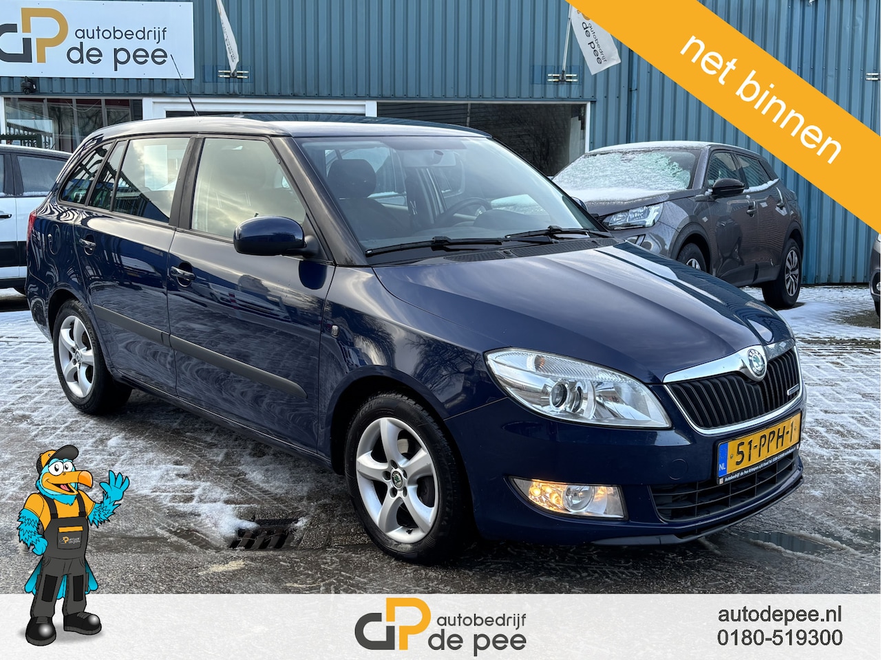 Skoda Fabia Combi - 1.2 TDI Greenline CRUISE/DAKDRAGERS/LICHTMETAAL/TREKHAAK rijklaarprijs! - AutoWereld.nl