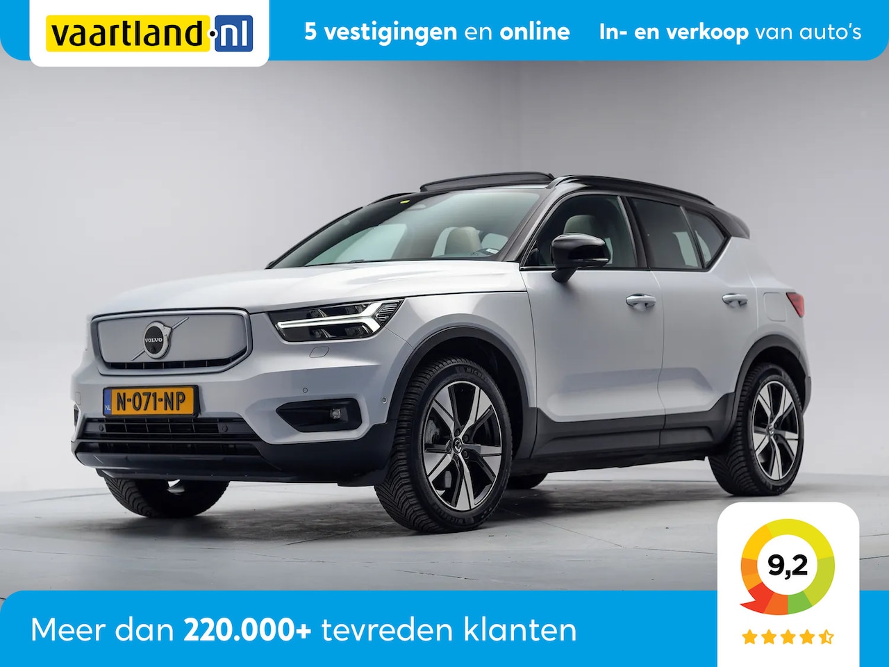 Volvo XC40 - Recharge Twin Pro 78 kWh 3-Fase [ Panorama Leder Harman/Kardon Navi Stoelverwarming ] - AutoWereld.nl
