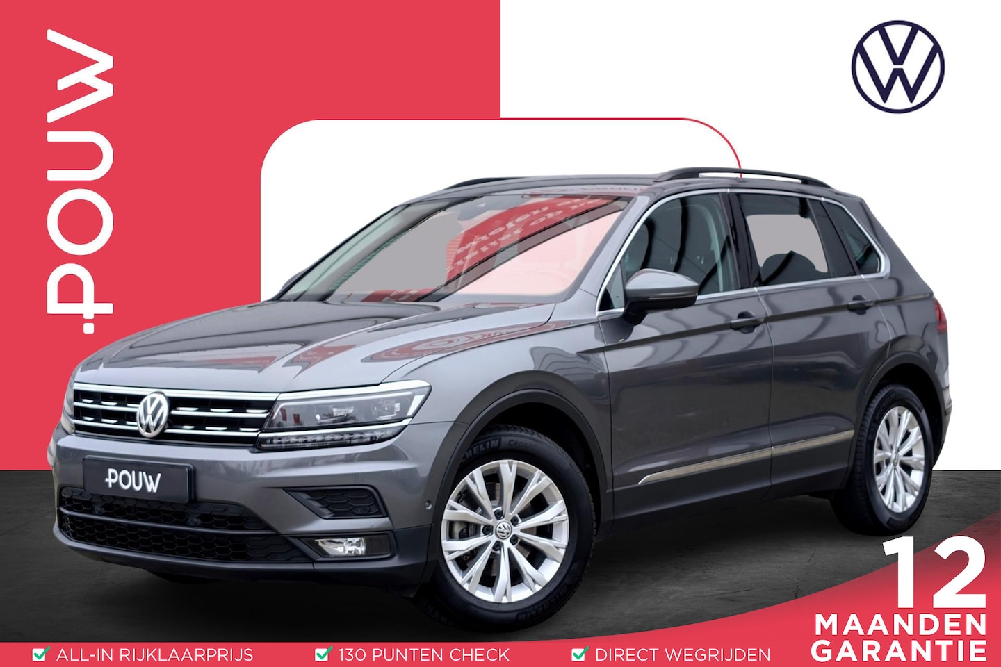 Volkswagen Tiguan - 1.5 TSI 150pk ACT Comfortline | Trekhaak | Navigatie | Camera - AutoWereld.nl
