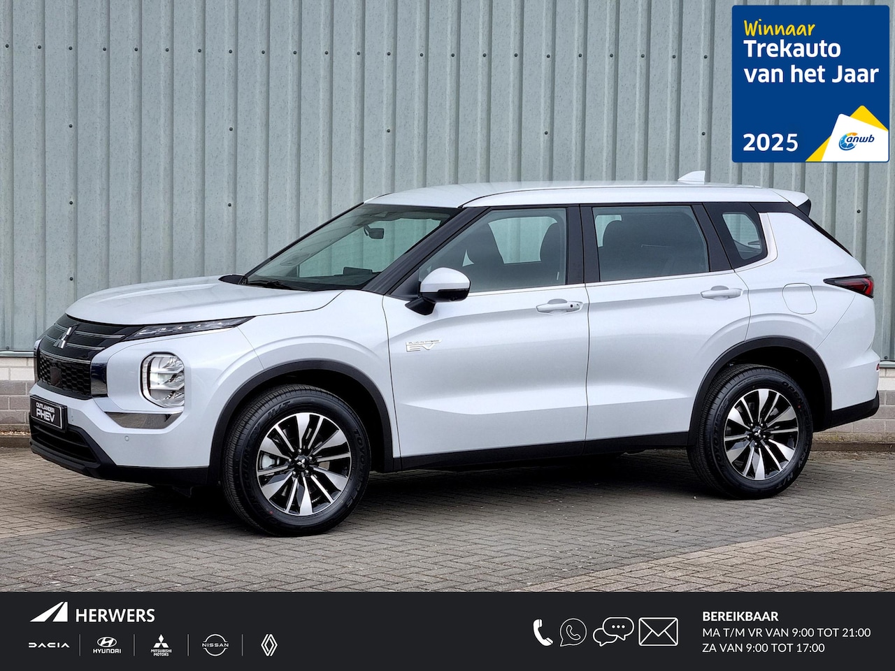 Mitsubishi Outlander - 2.4 PHEV Pure / Gratis Afneembare Trekhaak t.w.v. €1.449,- / €6.000,- Voordeel Op Nieuwpri - AutoWereld.nl