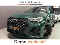 Audi Q3 Sportback - 45 TFSI e 3X SLINE BLACK-LINE 20'' PANO/LEDER/SFEERVERL/SONOS/M-STOELEN/CAM/DAB///