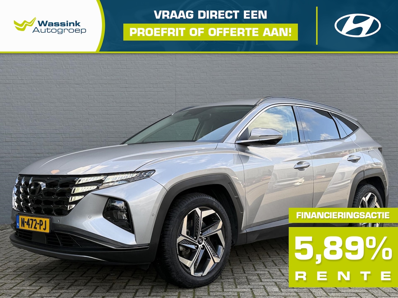 Hyundai Tucson - 1.6 T-GDi HEV 230pk Aut. Premium | 360 Graden Camera | Stoelventilatie | Krell Audio - AutoWereld.nl