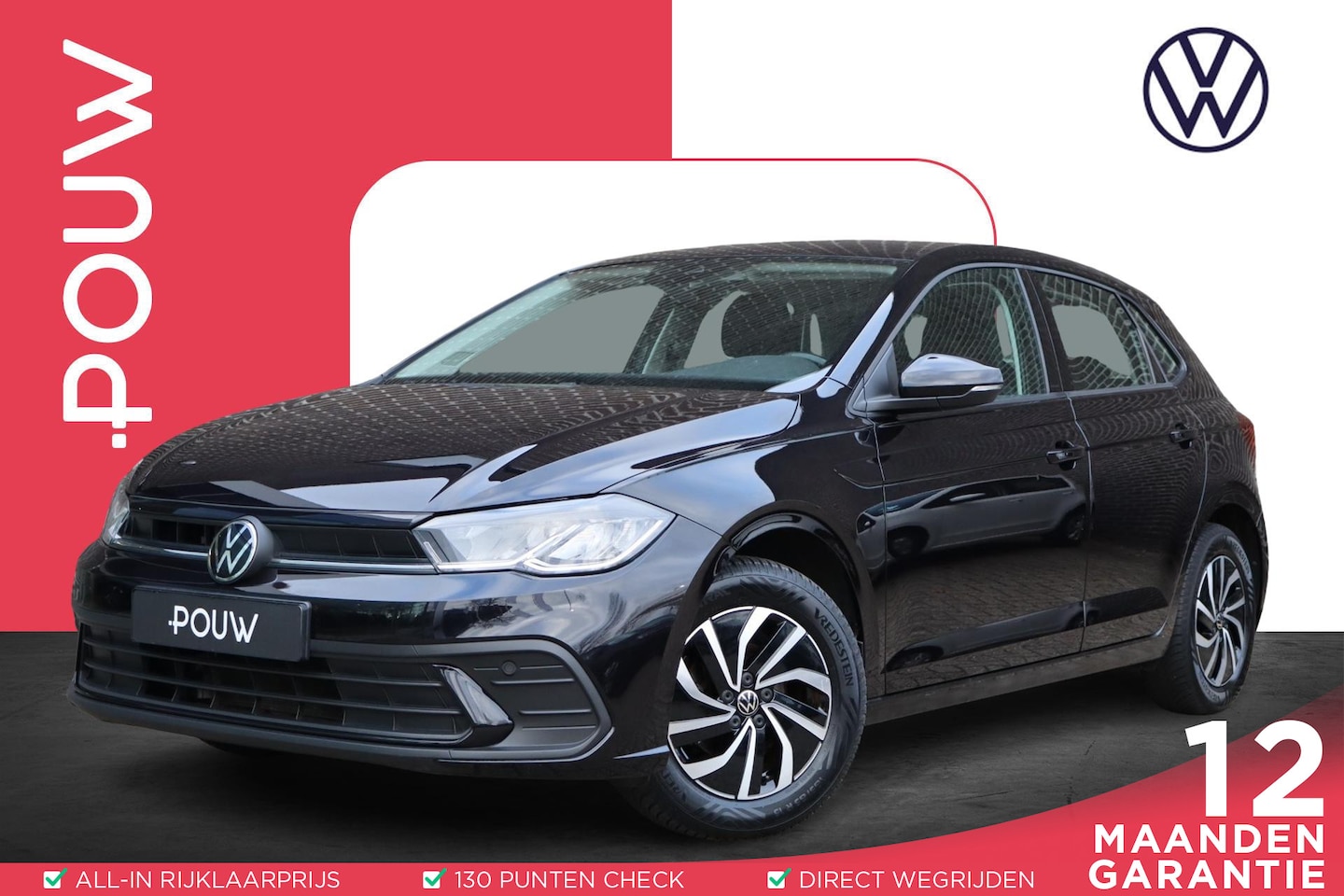 Volkswagen Polo - 1.0 TSI 95pk Life | Navigatie | Adaptive Cruise Control | Lichtmetalen Velgen - AutoWereld.nl