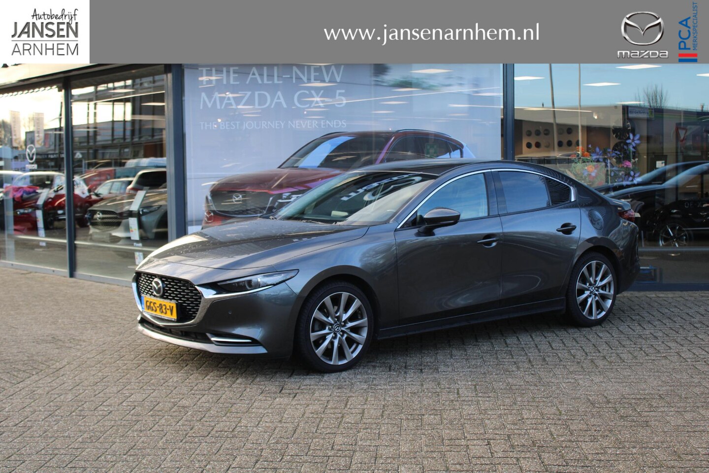 Mazda 3 - 2.0 e-SkyActiv-X M Hybrid 186 Luxury , Automaat, i-Activesense Pack, Leder, 360 Camera, Ad - AutoWereld.nl