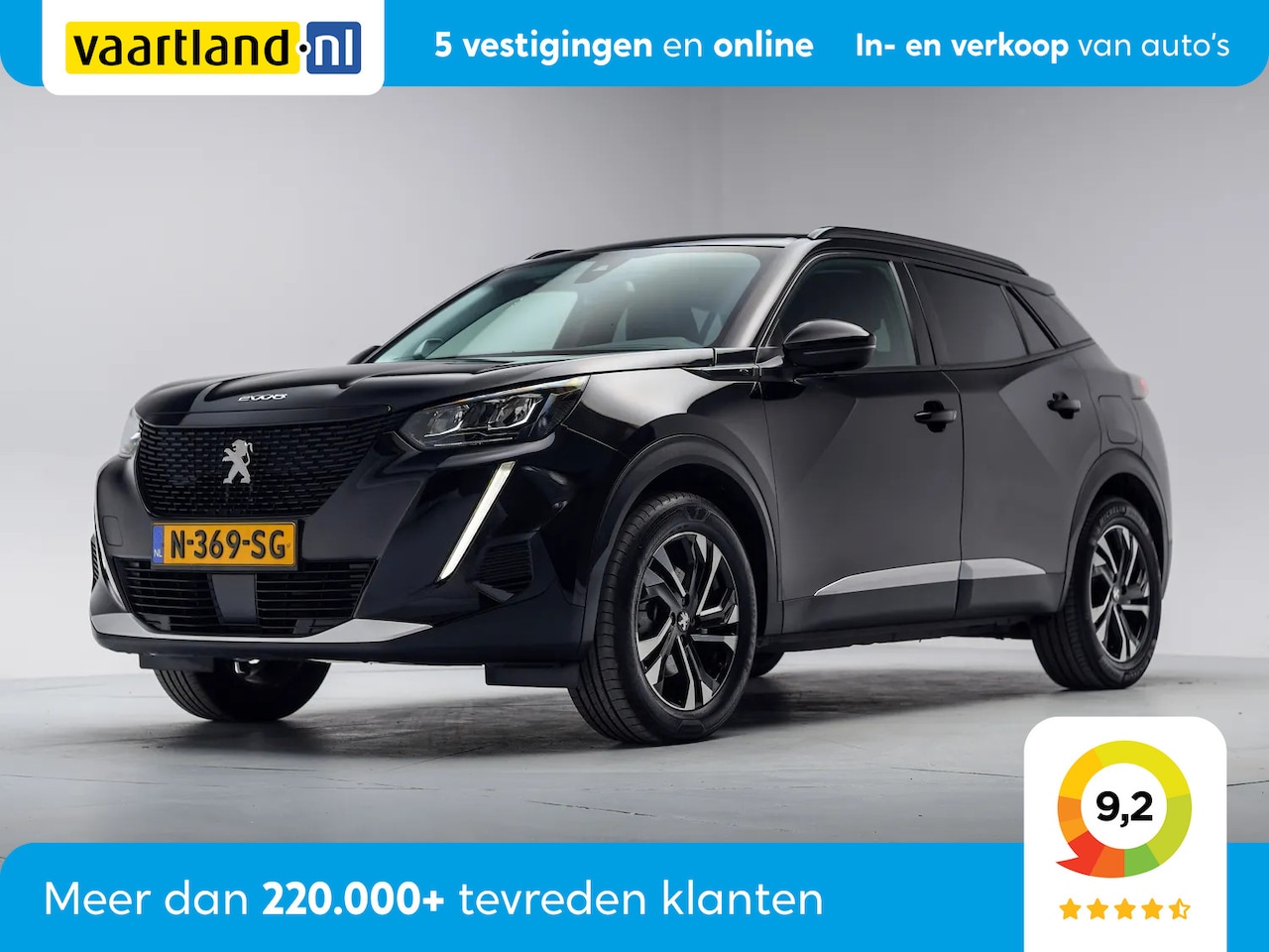 Peugeot e-2008 - 50 kWh Allure 3-Fase [ LED Navi Camera Apple/Android Stoelverwarming ] - AutoWereld.nl