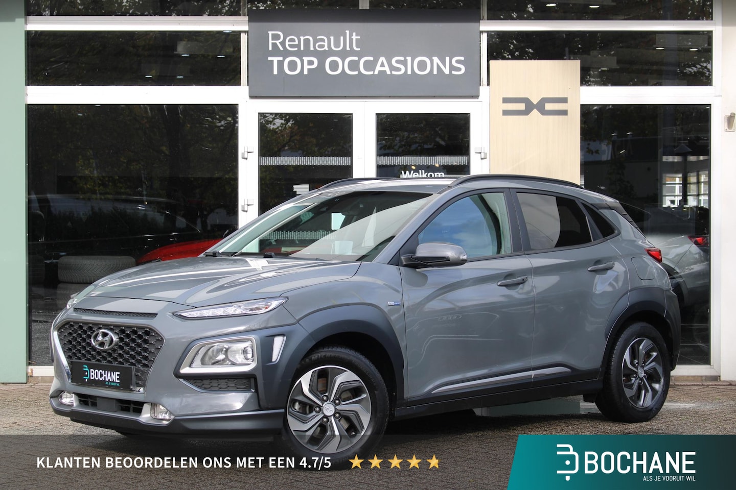 Hyundai Kona - 1.6 GDI HEV Fashion | Head up display | Trekhaak met 1300 kg Trekgewicht | Navigatiesystee - AutoWereld.nl