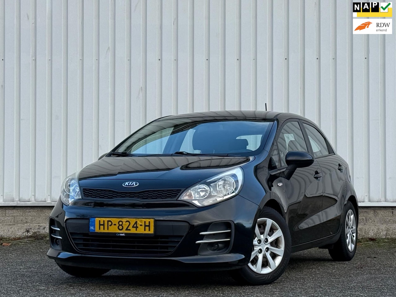 Kia Rio - 1.2 CVVT ComfortLine Trekhaak,Airco,Navi,Cruise,ElektrischeRamen,N.A.P! - AutoWereld.nl
