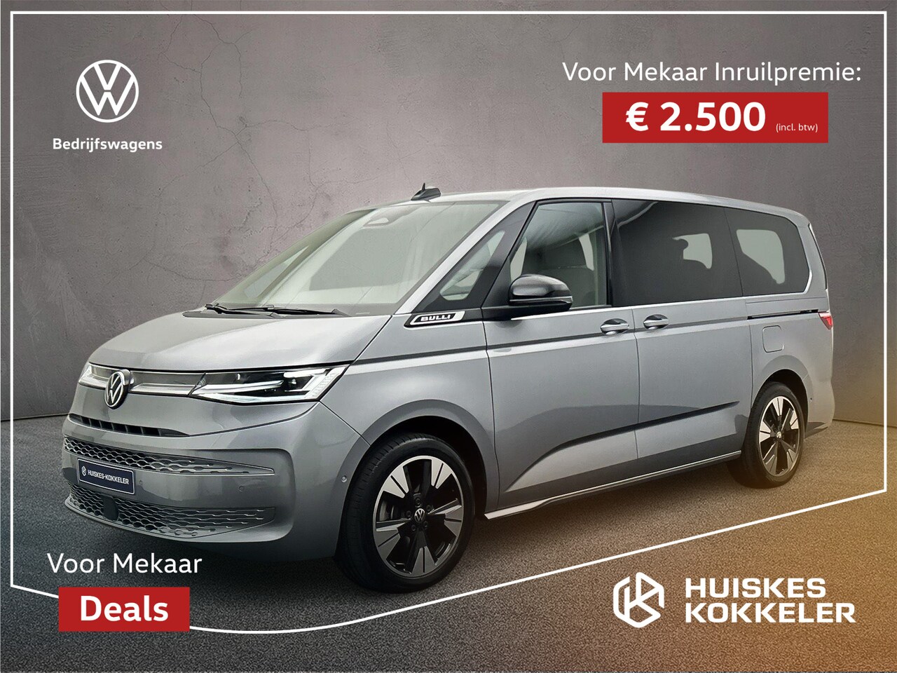 Volkswagen Multivan - 1.5 245pk DSG eHybrid L2 Bulli Edition 4Motion > € 2.500,= Inruilpremie + € 1.800,= eindej - AutoWereld.nl