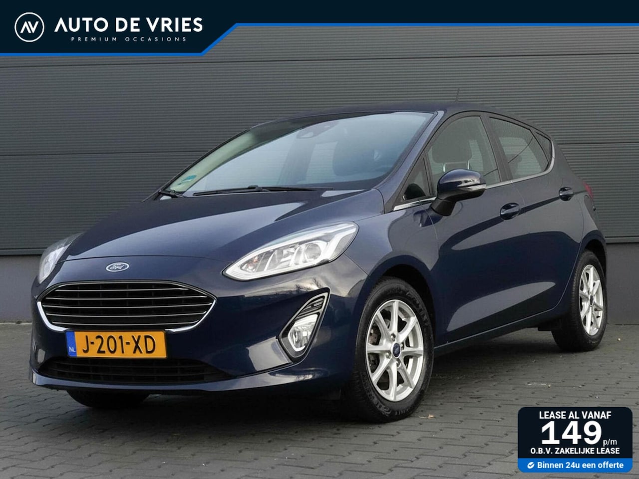 Ford Fiesta - 1.0 EcoBoost 95pk 5drs. Titanium | Airco | Carplay | 15'' Velgen | - AutoWereld.nl