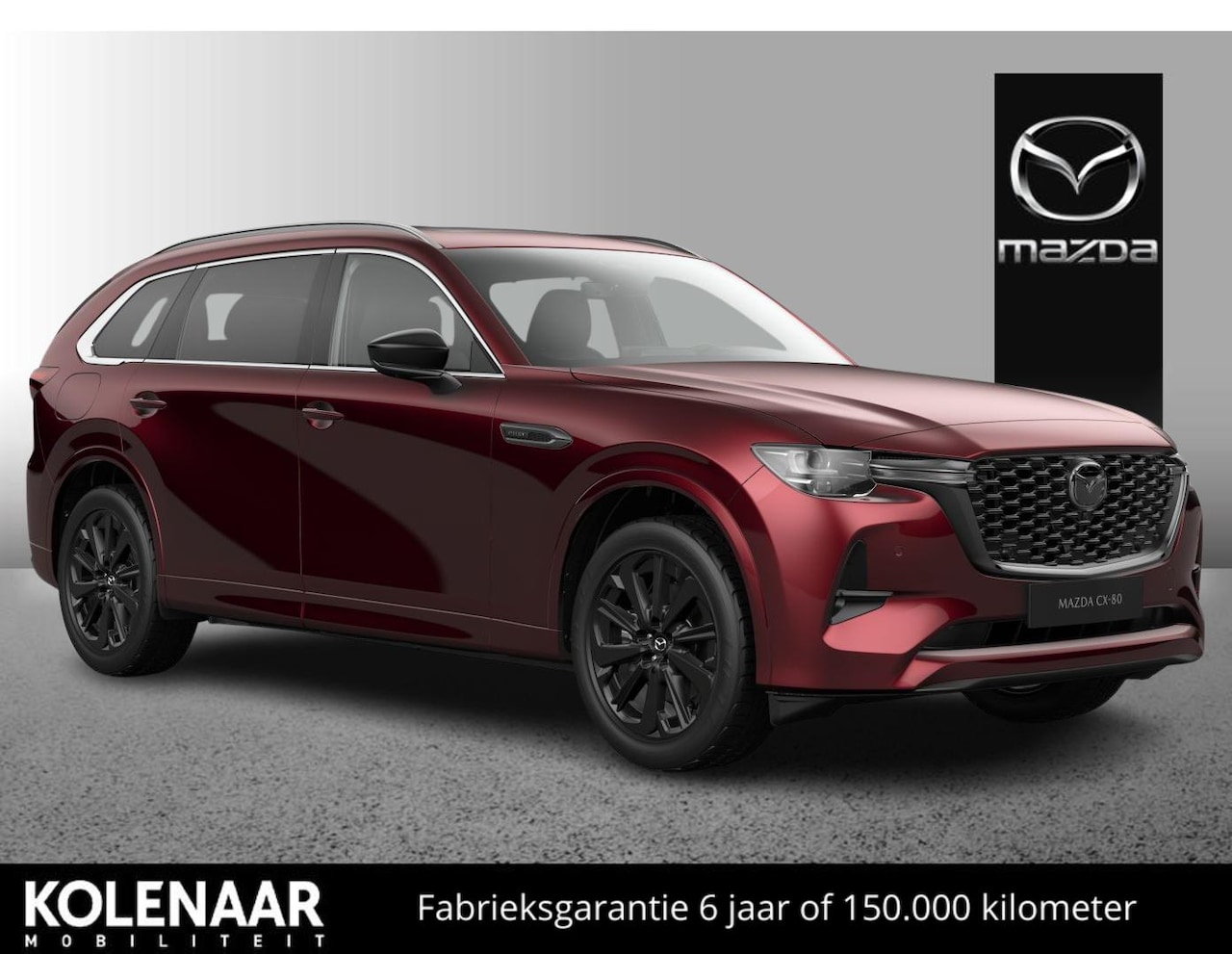 Mazda CX-80 - Homura Plus 2.5 e-Sky PHEV 327 AWD Automaat /Eindejaarsdeal!/€11.500,- voordeel!/Direct le - AutoWereld.nl