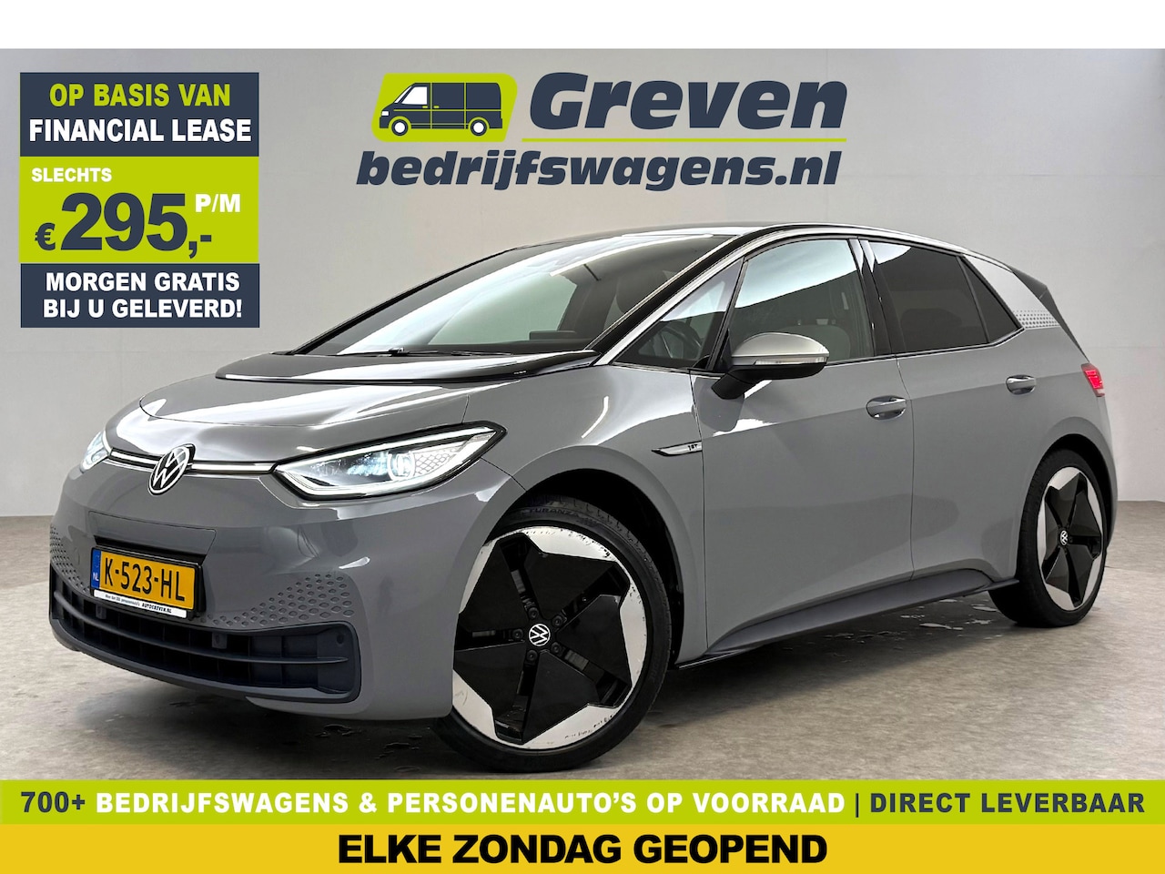 Volkswagen ID.3 - First Max 58 kWh | SOH 94% | Snelladen | IQ Lights | Virtual | Pano | Adap. Cruise | Massa - AutoWereld.nl