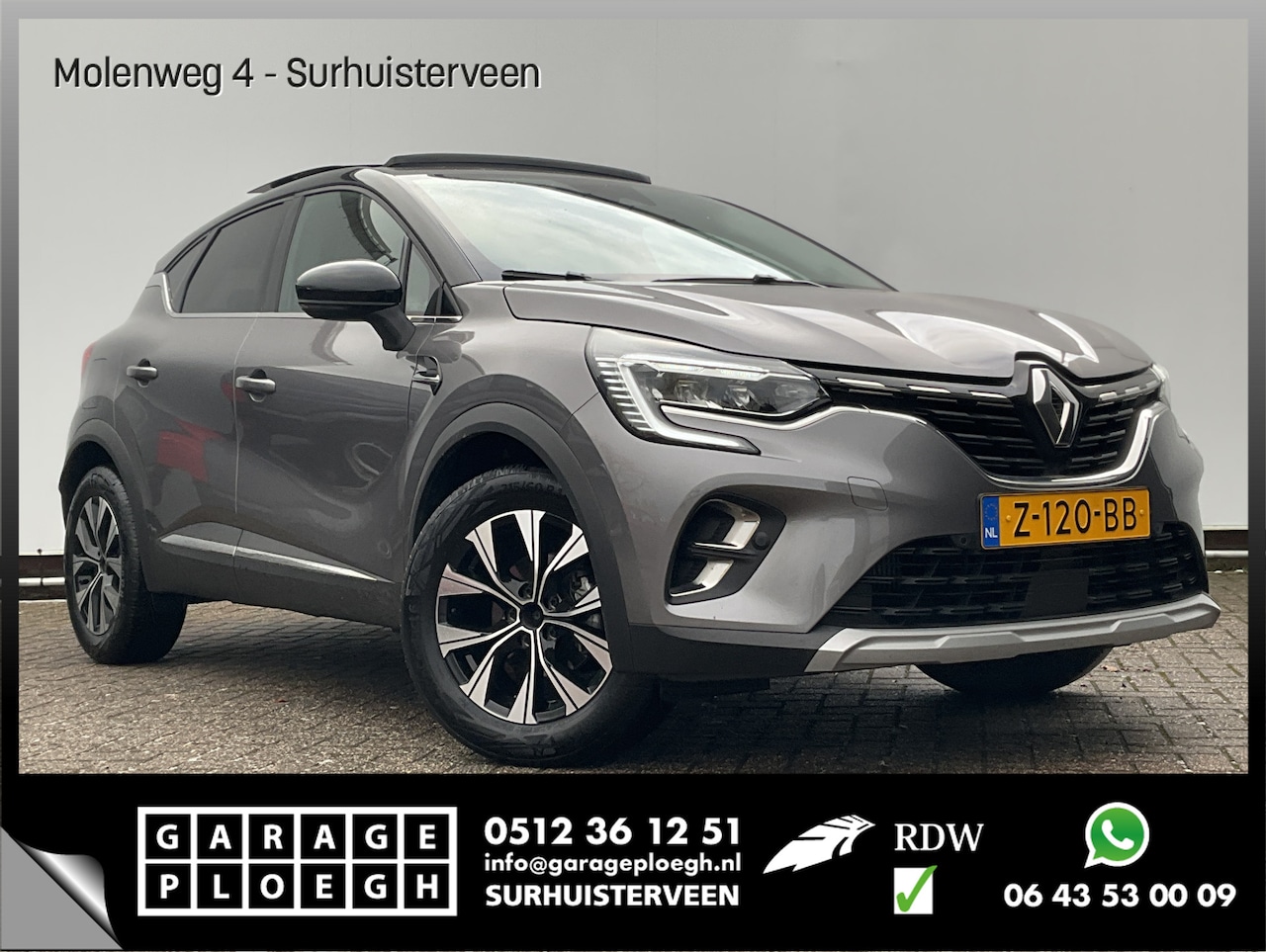 Renault Captur - 1.0 TCe 90 techno Panoramadak Adapt.Cruise Navi/Cam Dodehoekdetectie - AutoWereld.nl