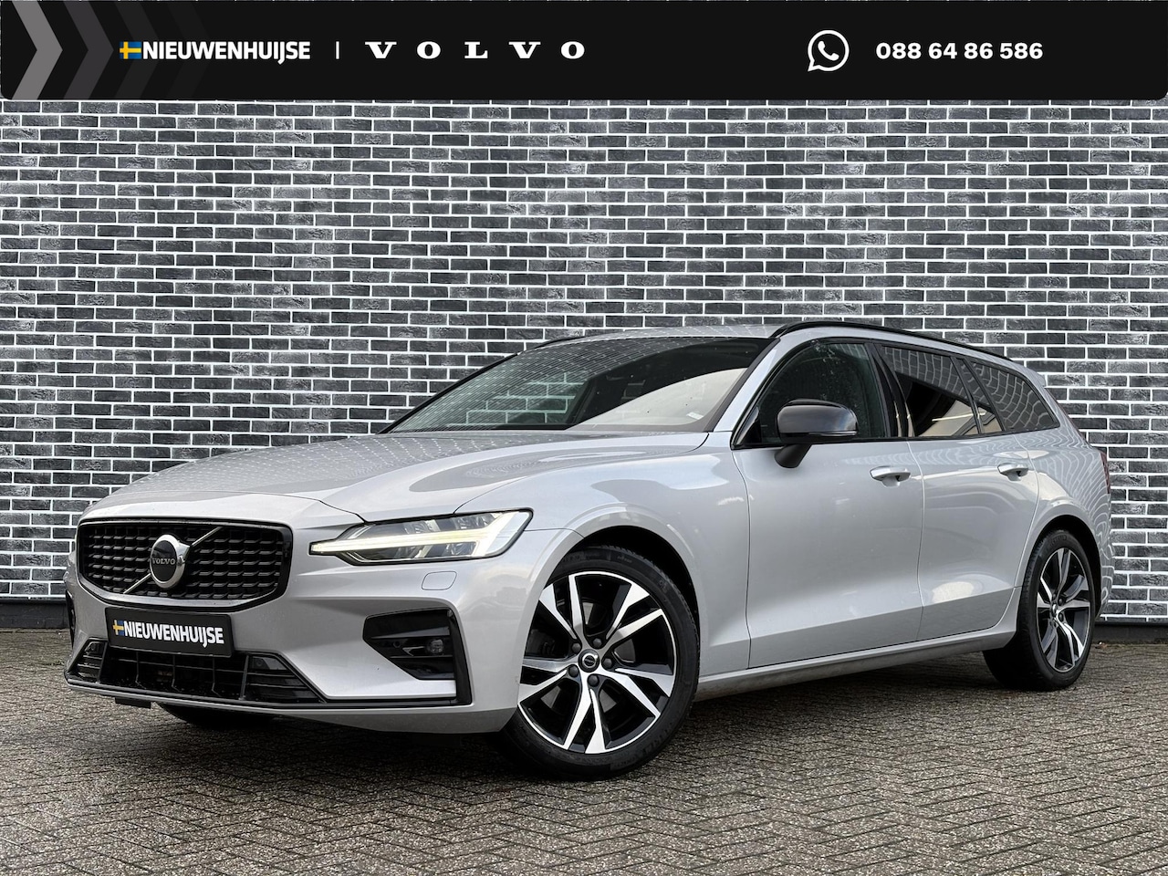 Volvo V60 - 2.0 B4 Ultimate Dark | Bowers & Wilkins audiosysteem | Adaptieve Cruise | Lederen bekledin - AutoWereld.nl