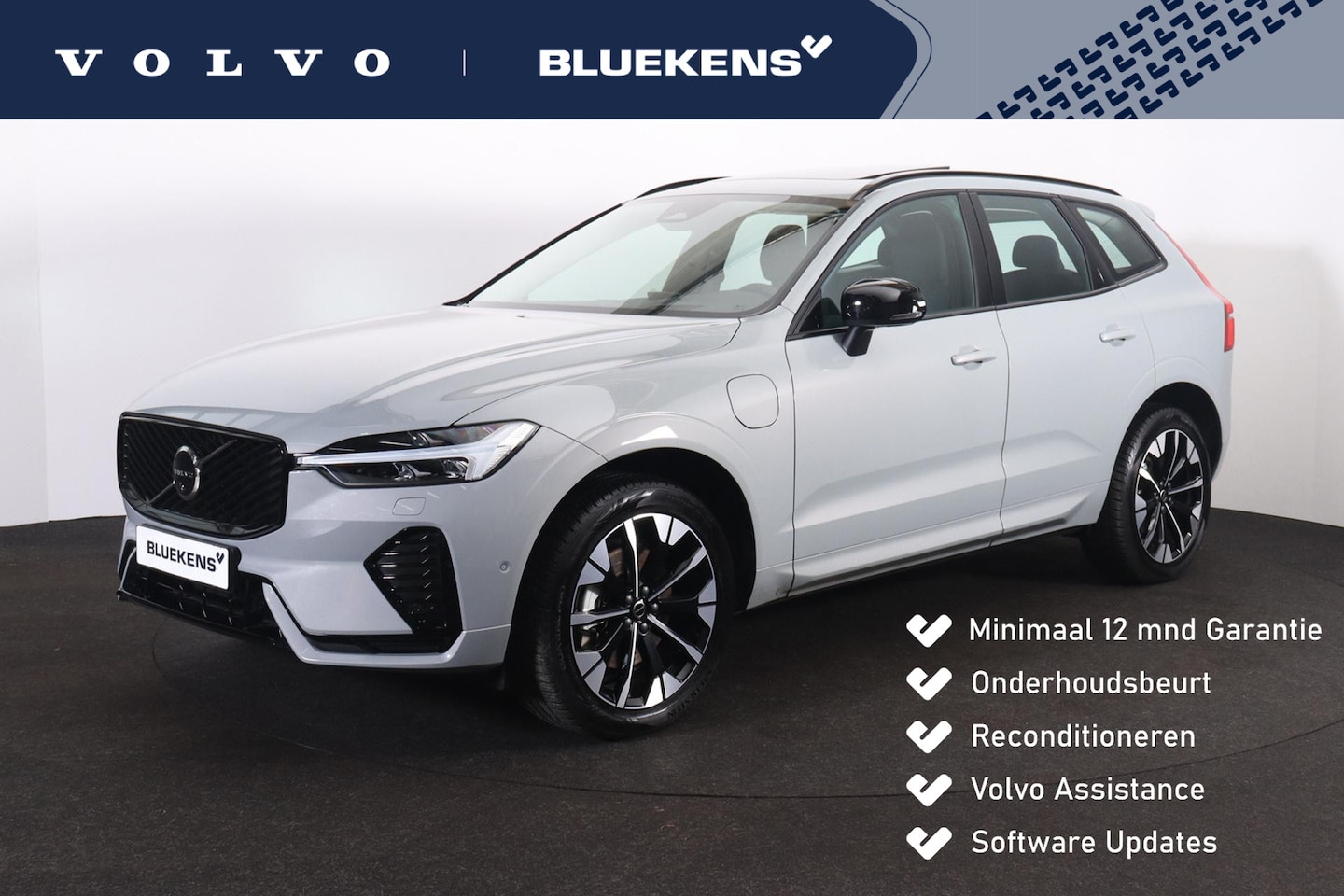 Volvo XC60 - T6 Recharge AWD Ultra Dark - Panorama/schuifdak - IntelliSafe Assist & Surround - 360º Cam - AutoWereld.nl