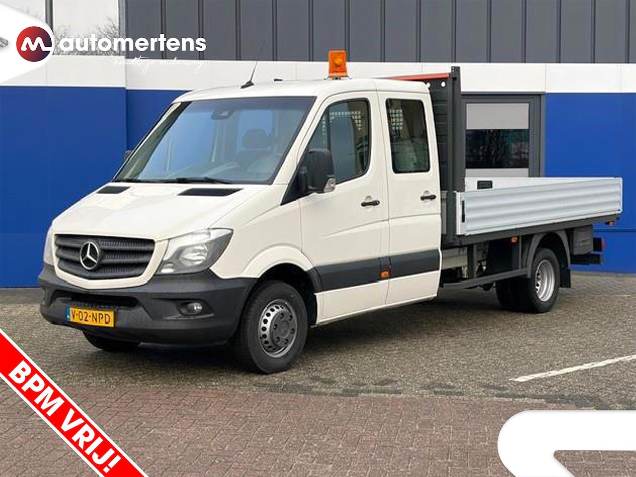 Mercedes-Benz Sprinter - 516CDI 163pk | Open Laadbak / Pick-Up | Trekgewicht 3500kg - AutoWereld.nl