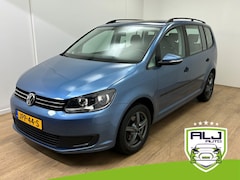 Volkswagen Touran - Occasion | Blauw | Tweedehands Touran | 7-zits | Airco | Cruisecontrol | Panoramadak