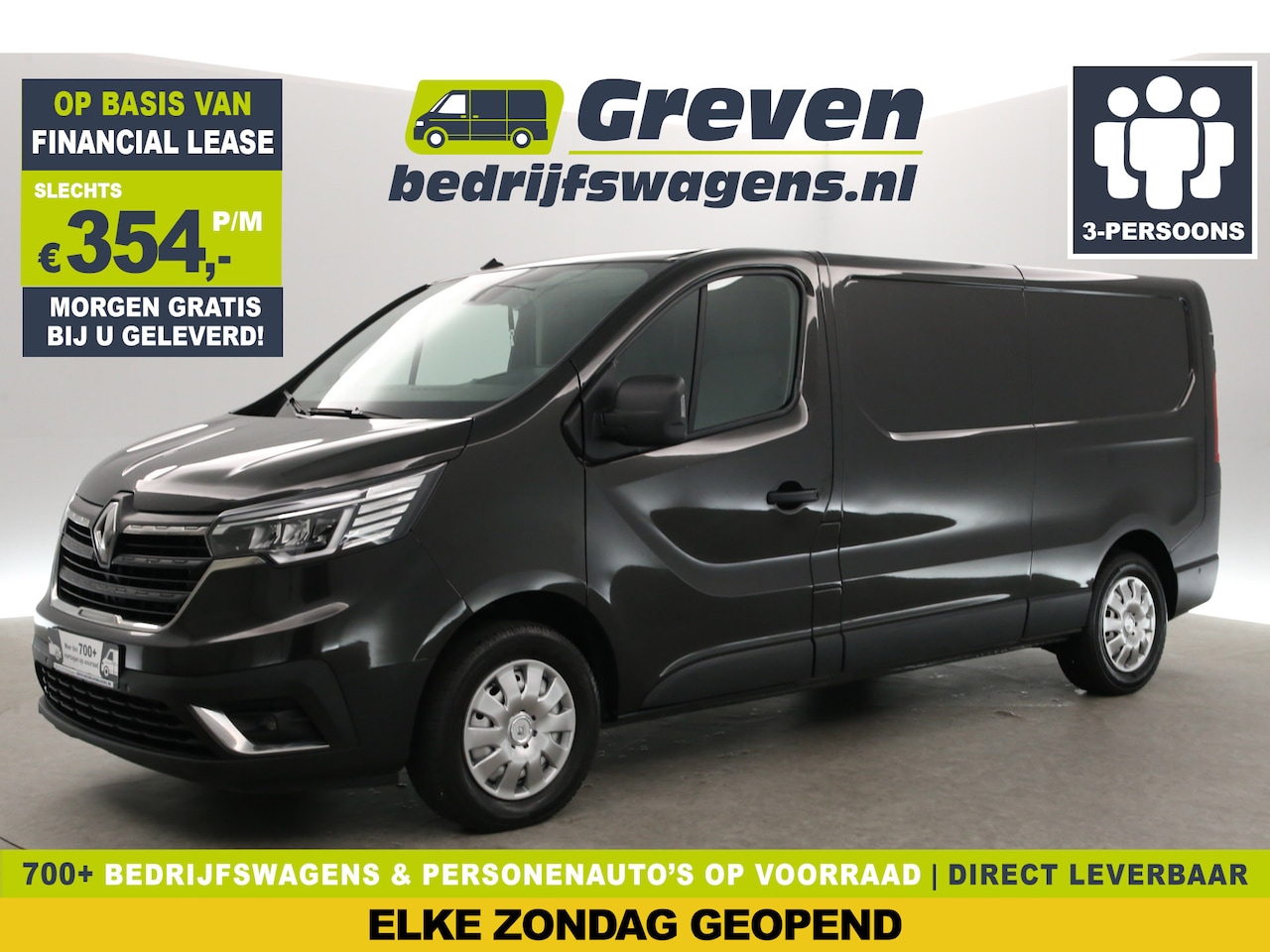 Renault Trafic - 2.0 DCI | Airco | Cruise | Camera | 3-Zits | Stoelverw. | Trekh. - AutoWereld.nl