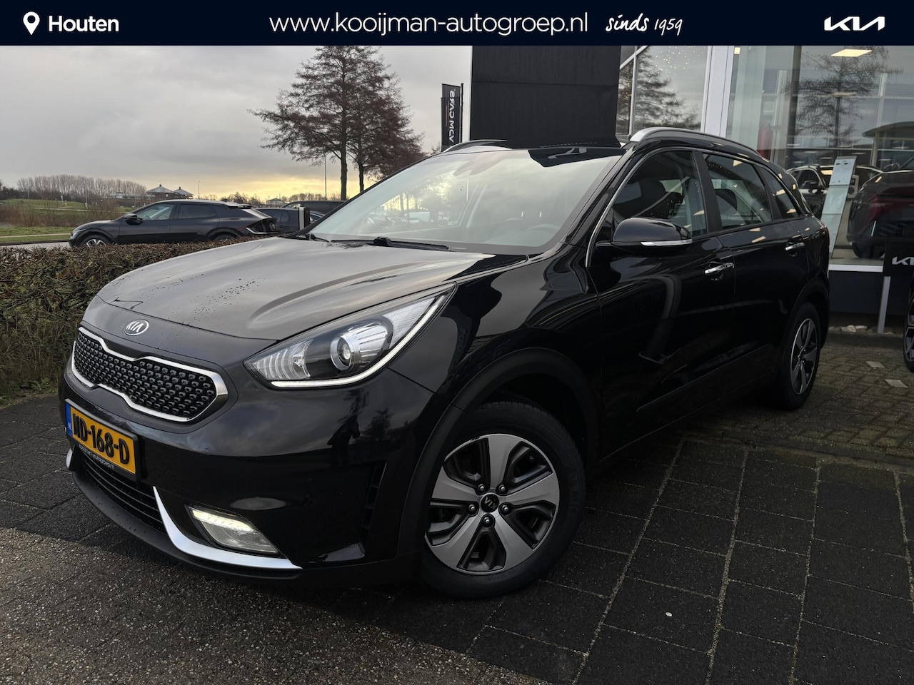 Kia Niro - 1.6 GDi Hybrid First Edition Eerste Eigenaar, Dealeronderhouden, Afneembare Trekhaak, Navi - AutoWereld.nl