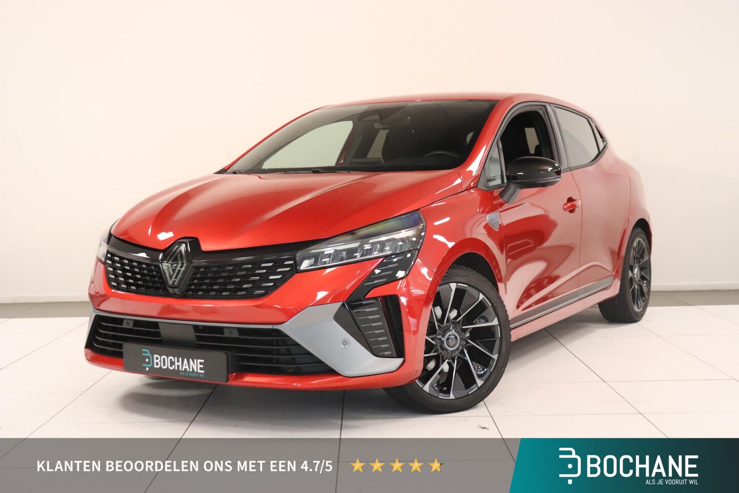 Renault Clio - 1.6 E-Tech Full Hybrid 145 esprit Alpine | Sportstoelen | Rondomzicht Camera | Smartphone - AutoWereld.nl