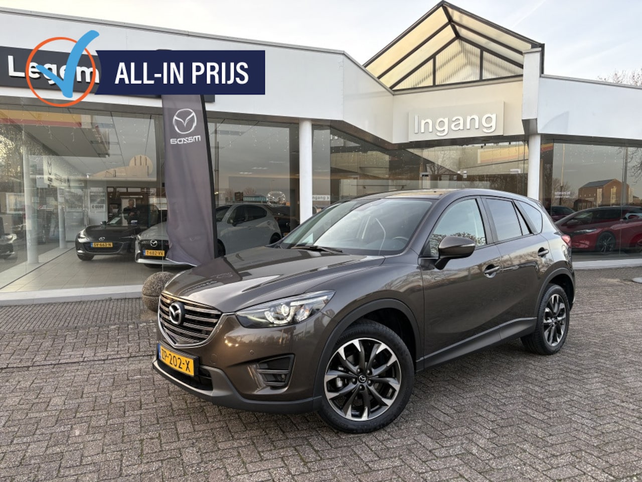 Mazda CX-5 - 2.0 SAG165GT-MLine Trekhaak 100% dealeronderhouden - AutoWereld.nl