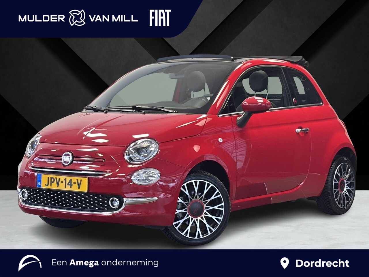 Fiat 500 C - Cabio RED 1.0 Hybrid 70pk | CLIMA | 16" LM-VELGEN | NAVI | DAB+ | APPLE CARPLAY / ANDROID - AutoWereld.nl