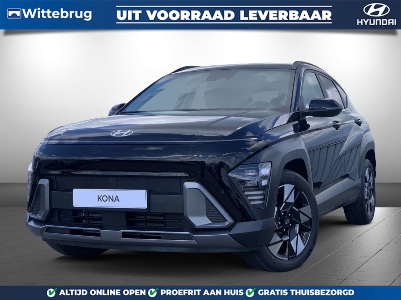 Hyundai Kona - 1.6 GDI HEV Comfort Smart Full Hybride Automaat met Navigatie, Camera en Stoelverwarming v - AutoWereld.nl