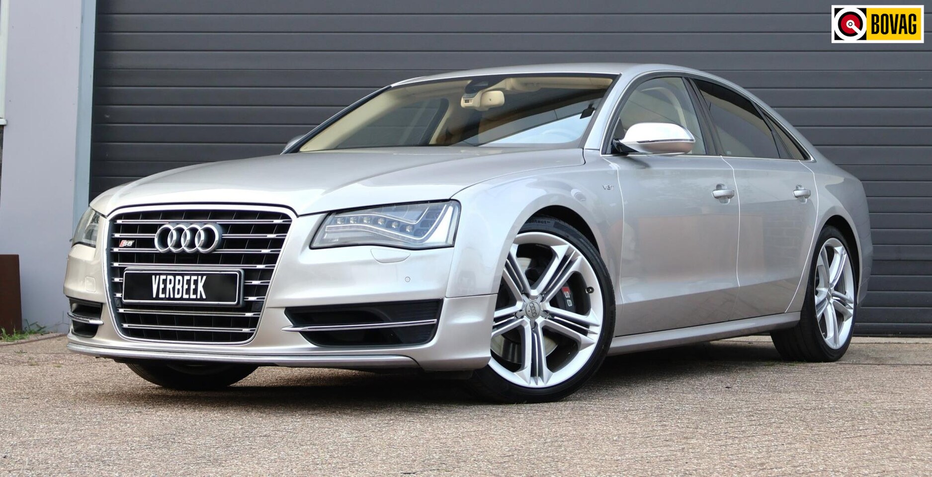 Audi S8 - 4.0 TFSI S8 quattro Pro Line+ Luxe/Leder/Carbon/520PK - AutoWereld.nl