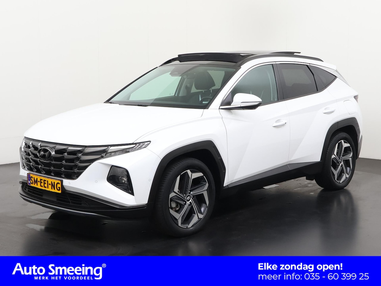 Hyundai Tucson - 1.6 T-GDI PHEV Premium Sky 4WD | Panoramadak | Leder | Stoelventilatie Zondag Open! - AutoWereld.nl