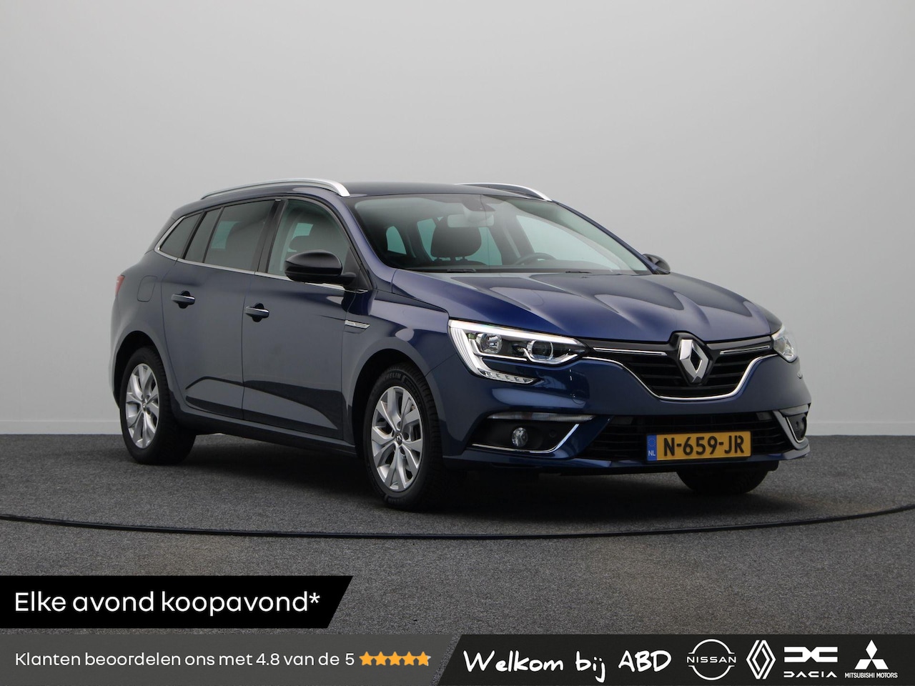Renault Mégane Estate - TCe 140pk Limited | Stoelverwarming | 1700kg geremd | Dealer onderhouden | Navigatie | - AutoWereld.nl