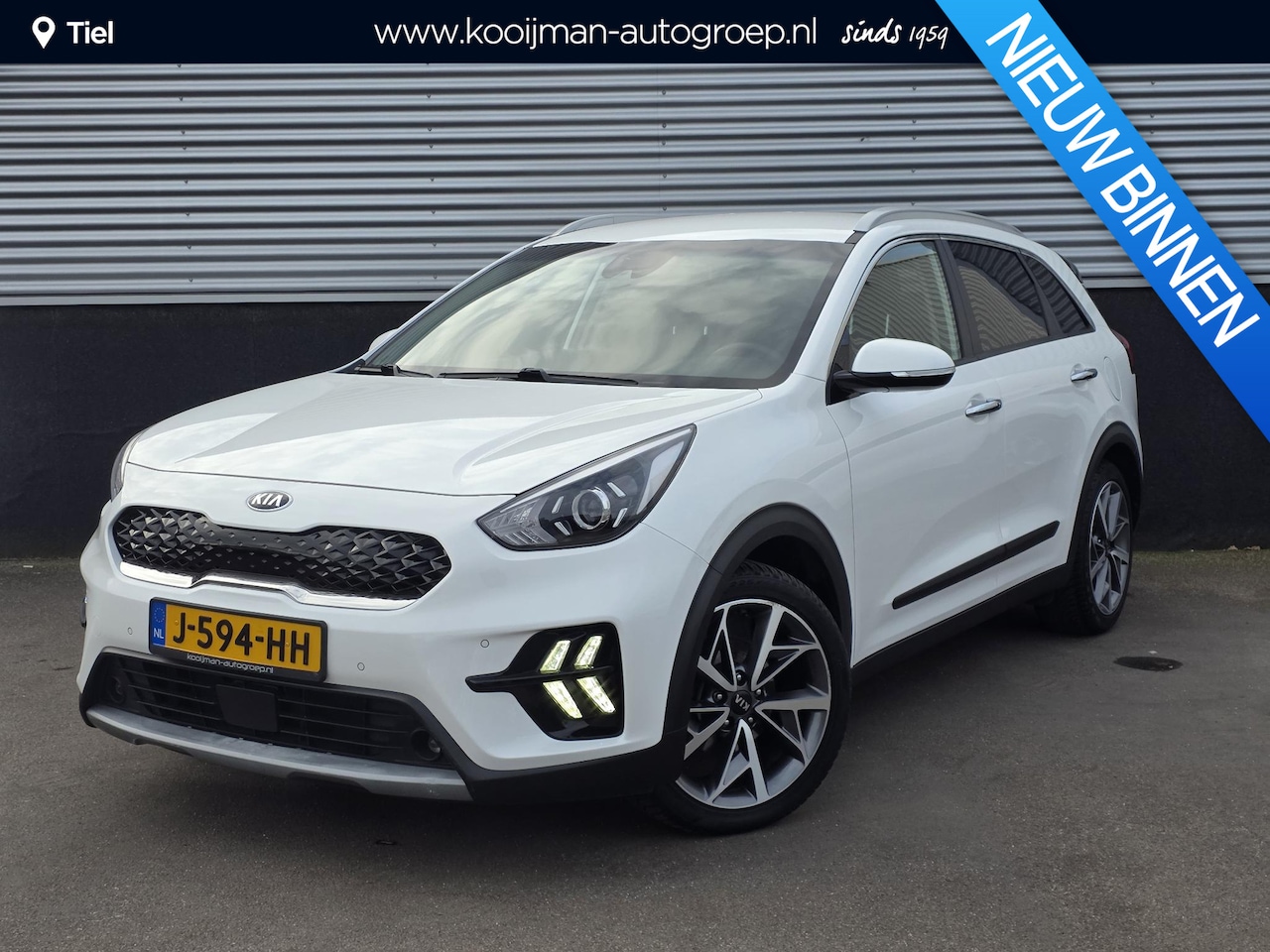 Kia Niro - 1.6 GDi Hybrid DynamicPlusLine Trekhaak, dodehoek detectie, parkeersensoren, keyless, stoe - AutoWereld.nl